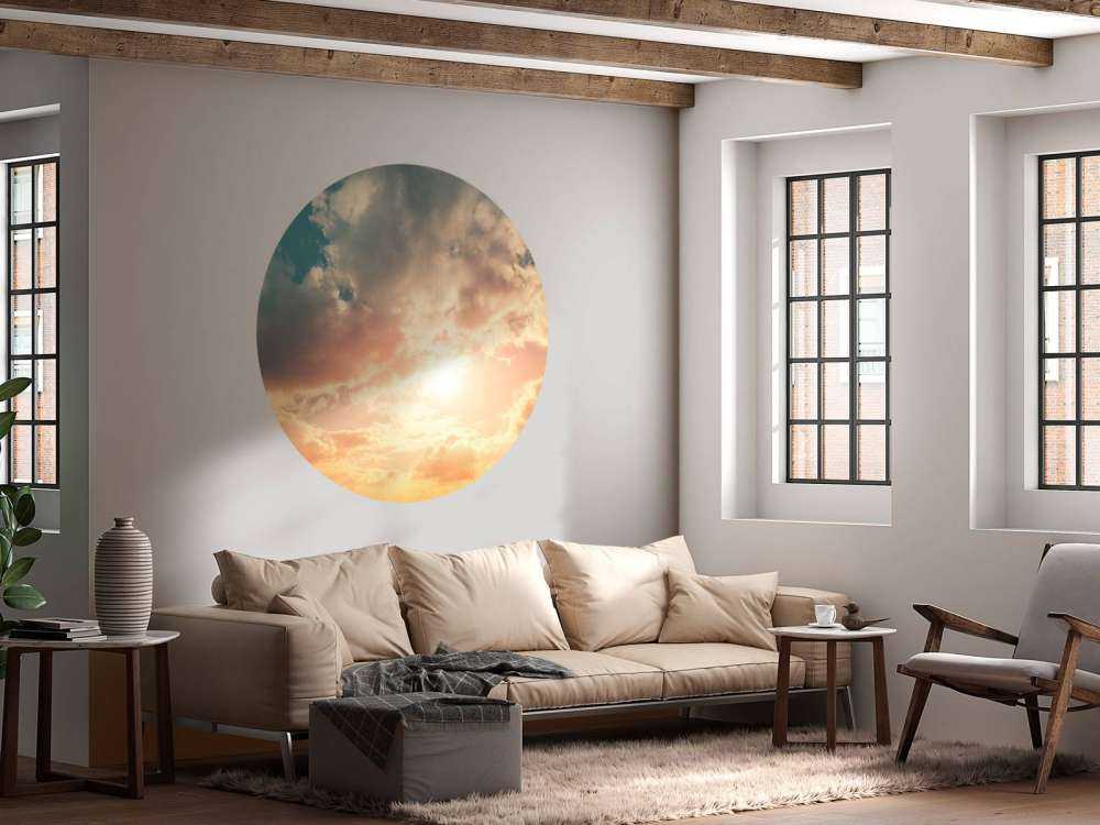 Cielo coloreado con nubes