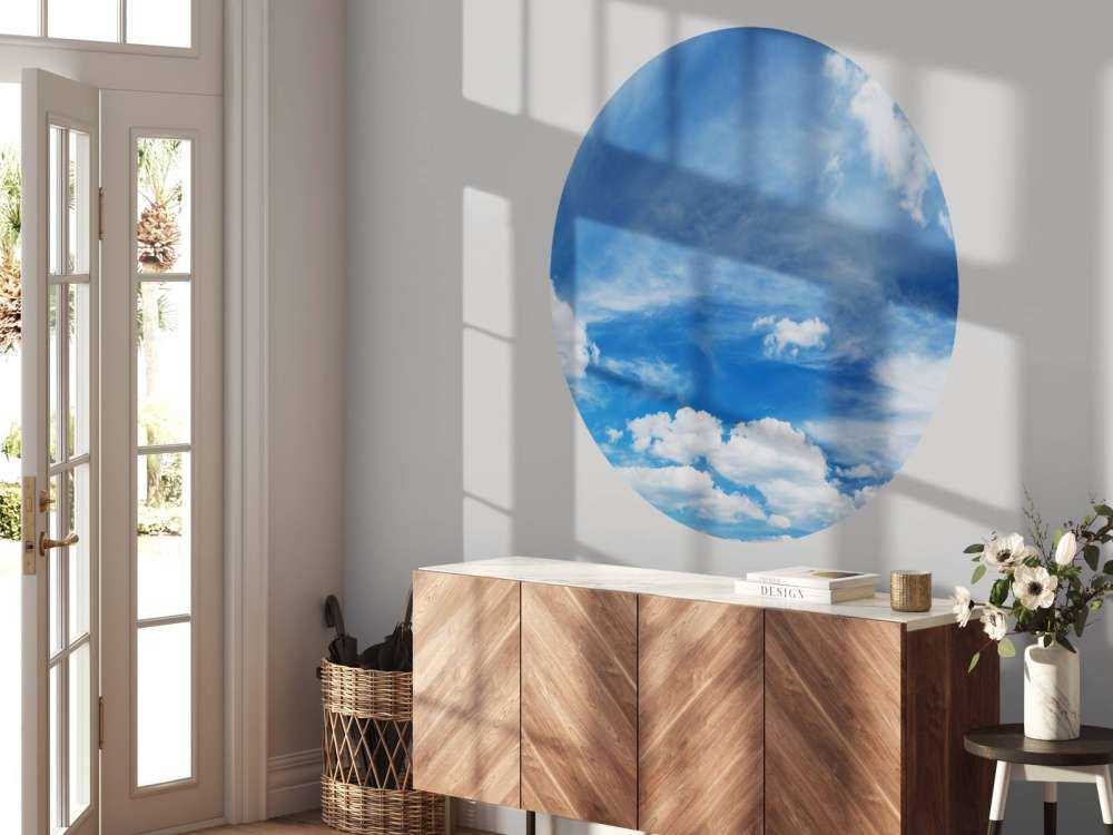 Cielo azul con nubes