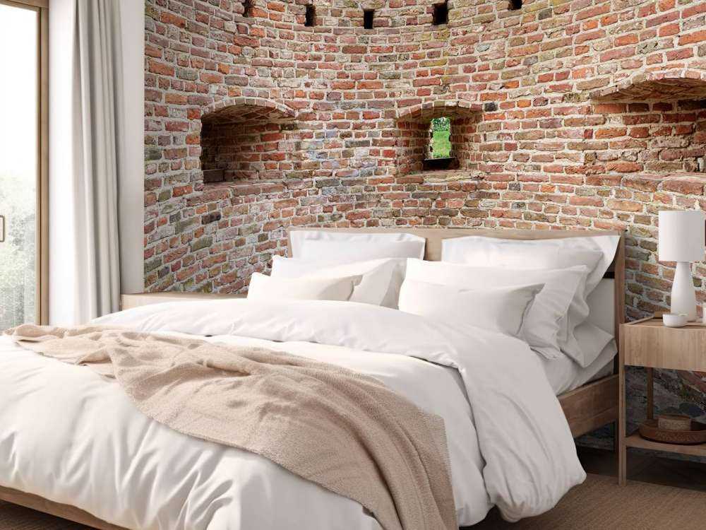 Muralla curvada de la ciudad