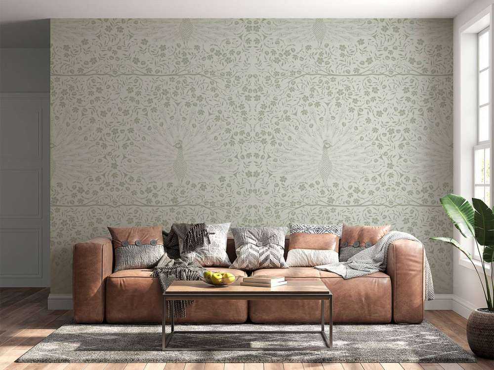 Clásico y Elegante Diseño Esplendor de Pavo Real - verde