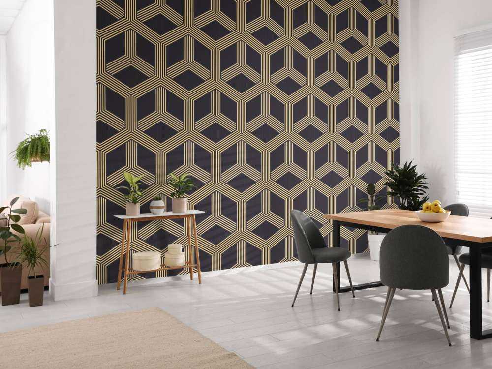 Patrón ilusión art déco