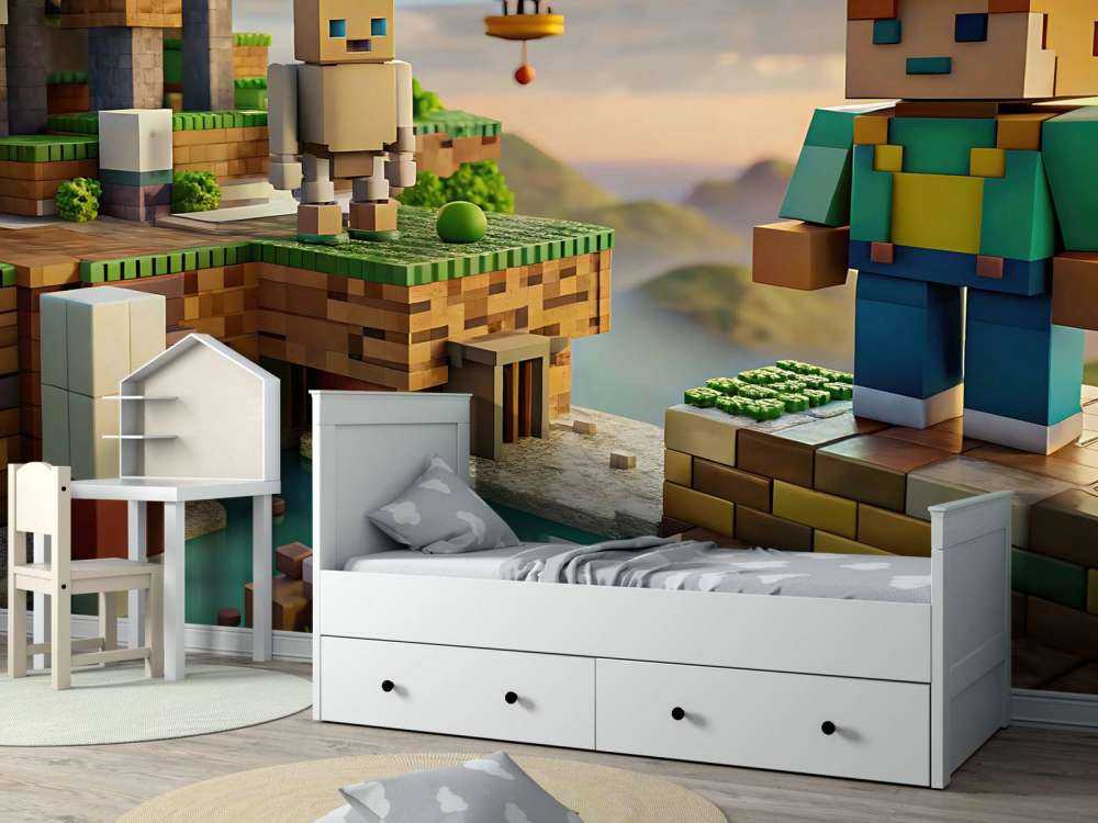De mundo pixelado soñador