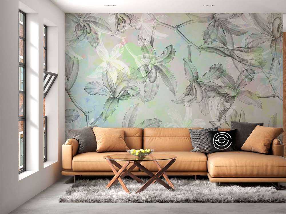Armonía de Orquídeas en Acuarela