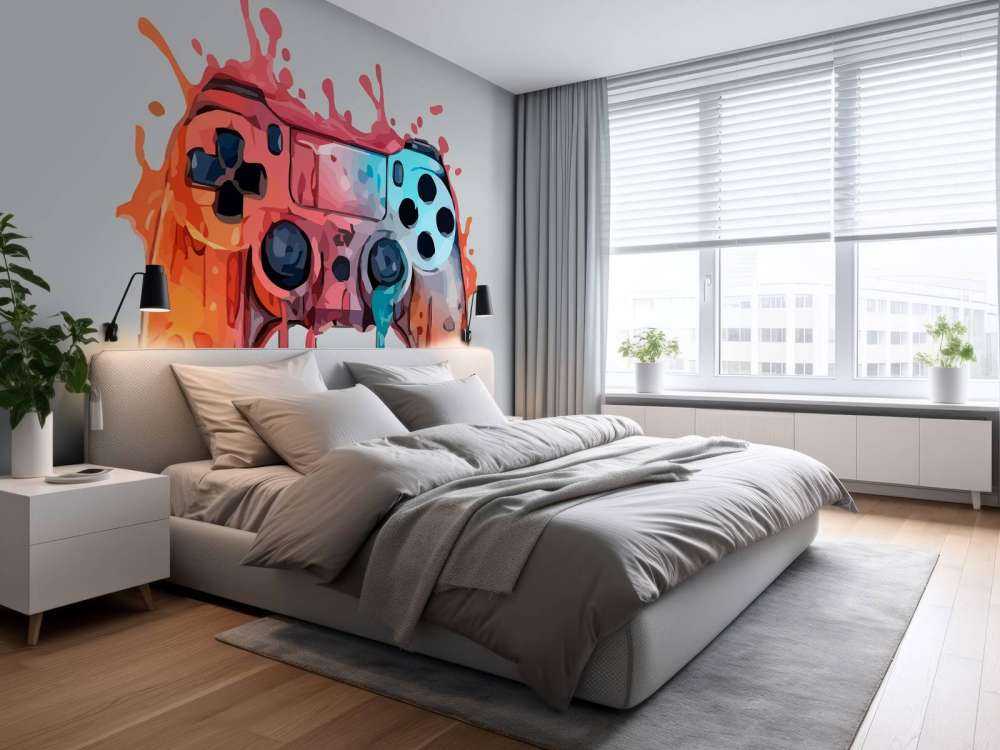 Salpicadura de Gamer en Acuarela
