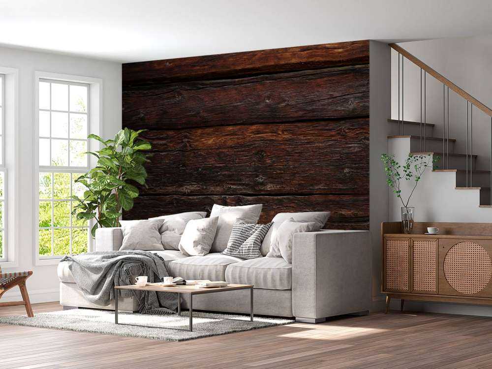 Madera quemada oscura