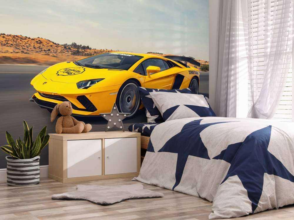 Lamborghini Aventador en acción