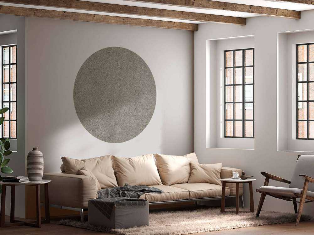 Muro de hormigón con piedras finas
