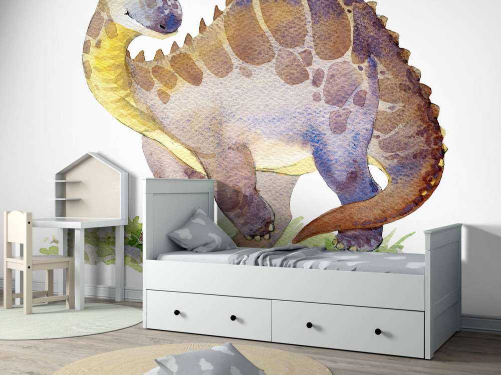 Dinosaurio de la acuarela
