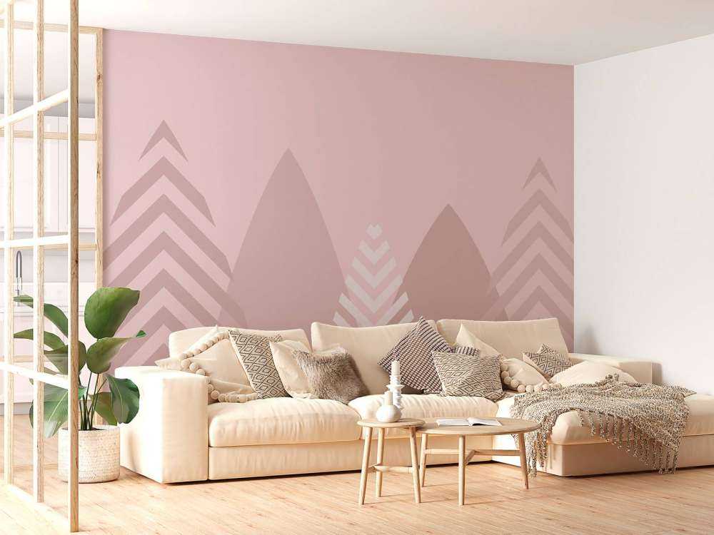 Alta montaña, rosa