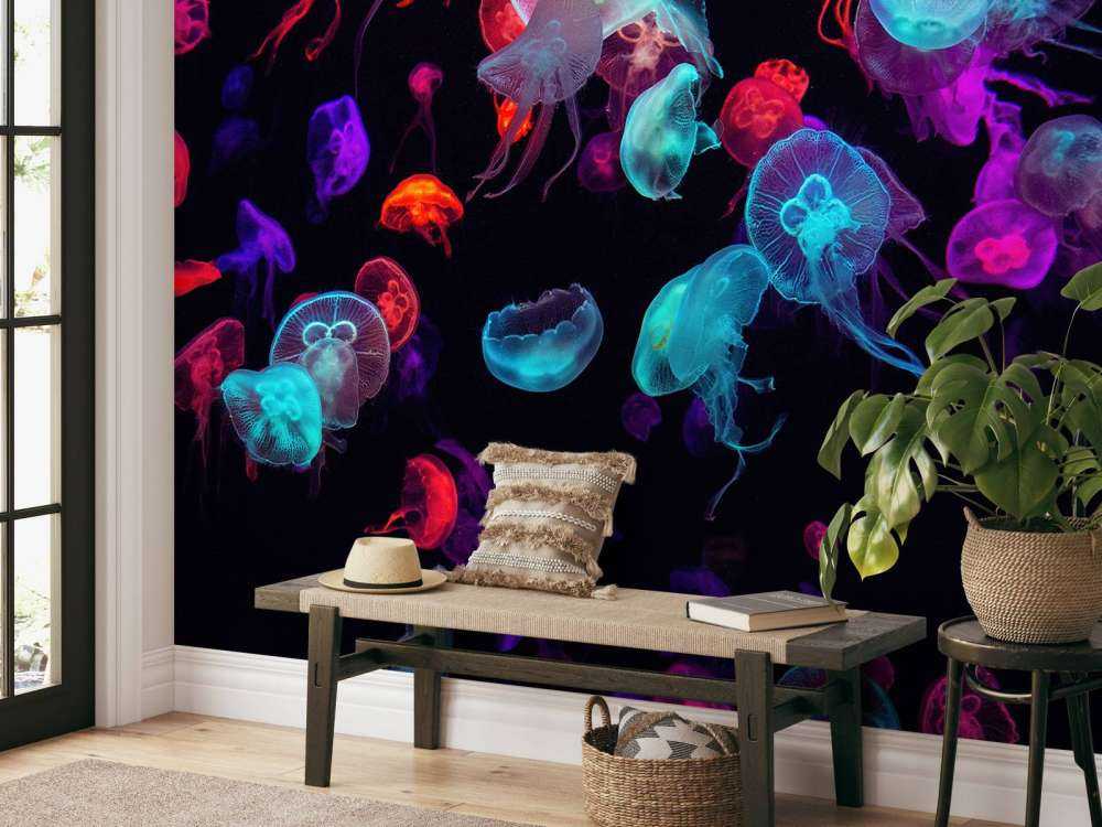 Medusas de colores