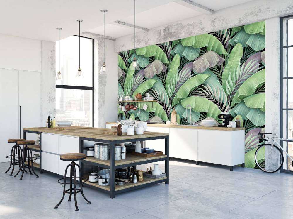 Hojas tropicales