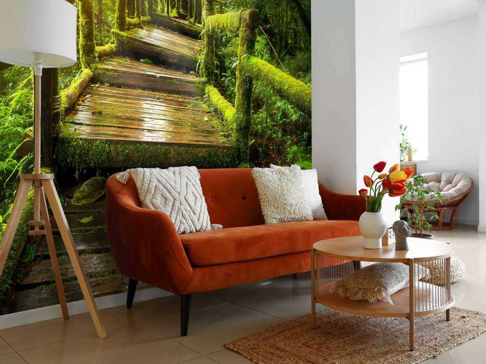Grandes escaleras de la selva
