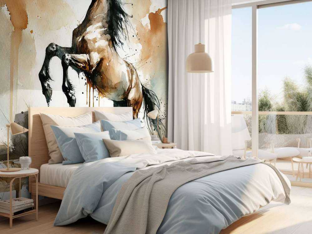 Elegancia de Caballo Ardiente