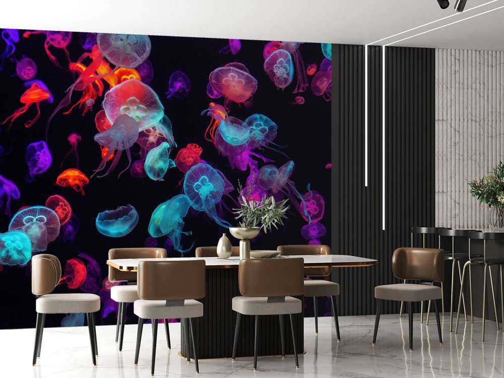Medusas de colores