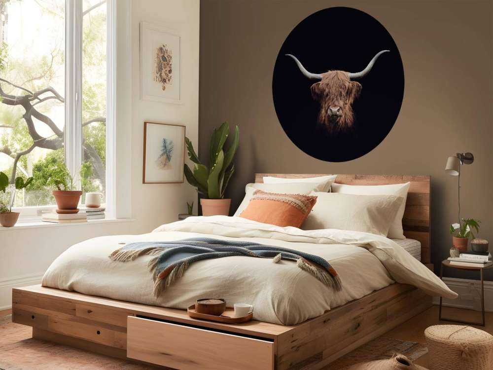 Vaca escocesa vintage