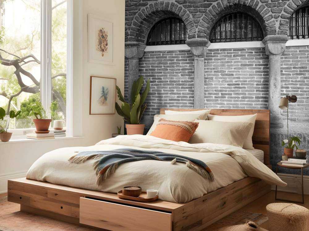 Muro con arcos