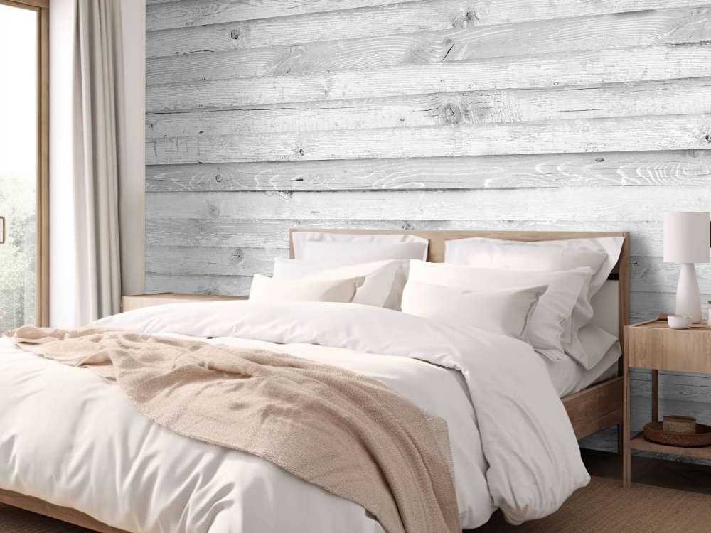 Madera blanca horizontal