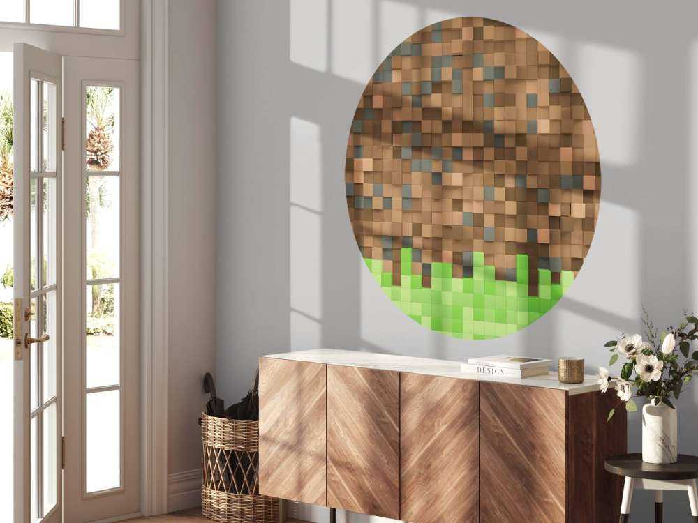 Césped de Minecraft