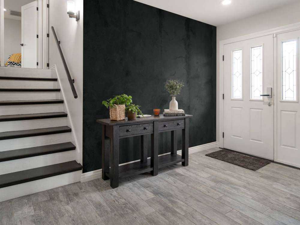 Hormigón gris negro