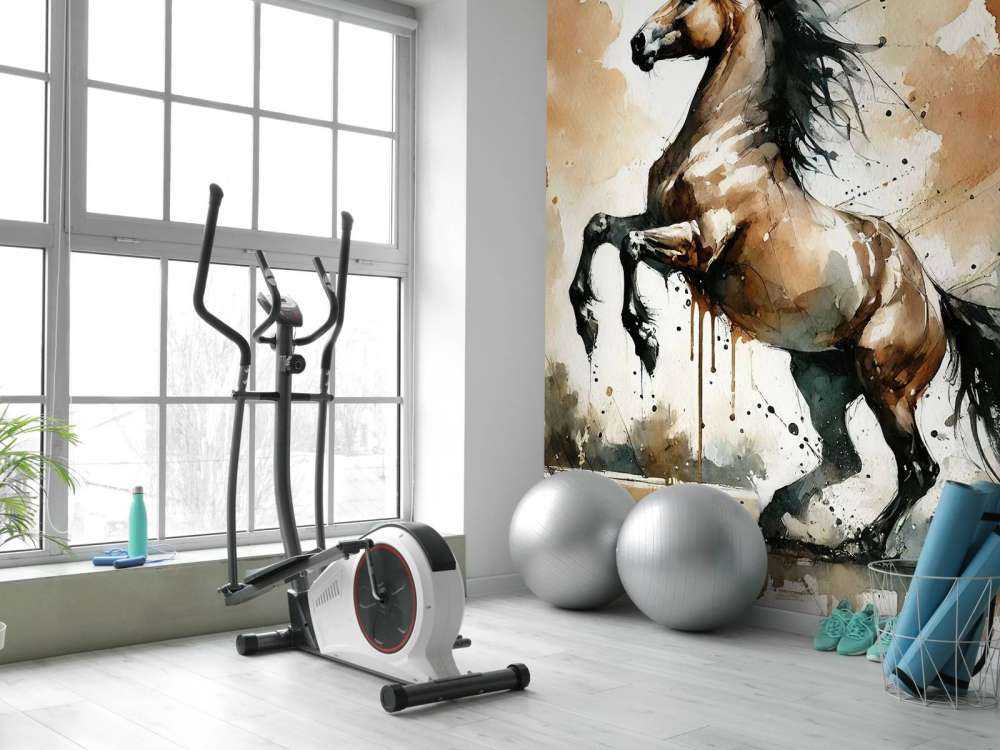Elegancia de Caballo Ardiente