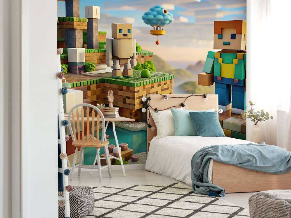 De mundo pixelado soñador