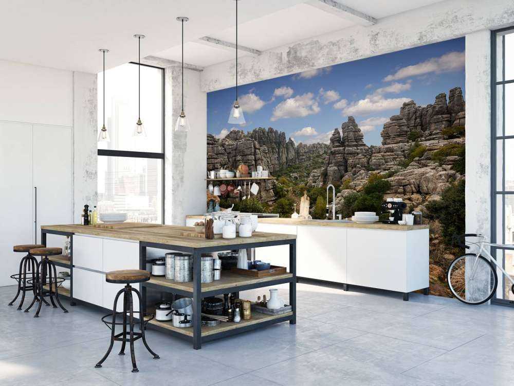 Rocas con cielo azul