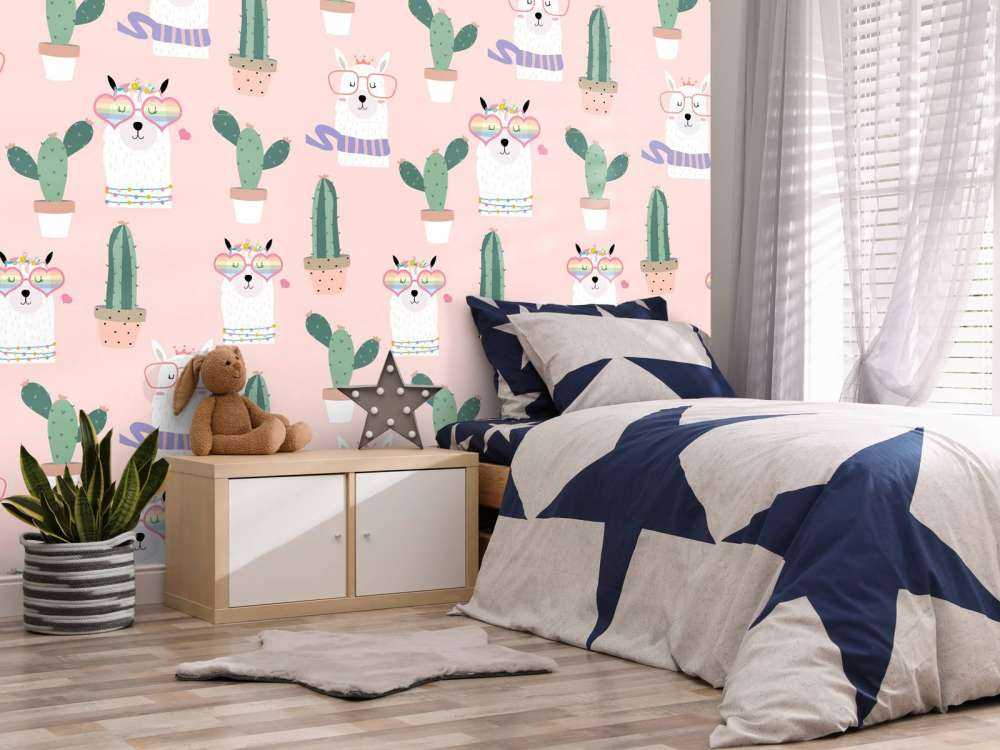 Cactus y llamas