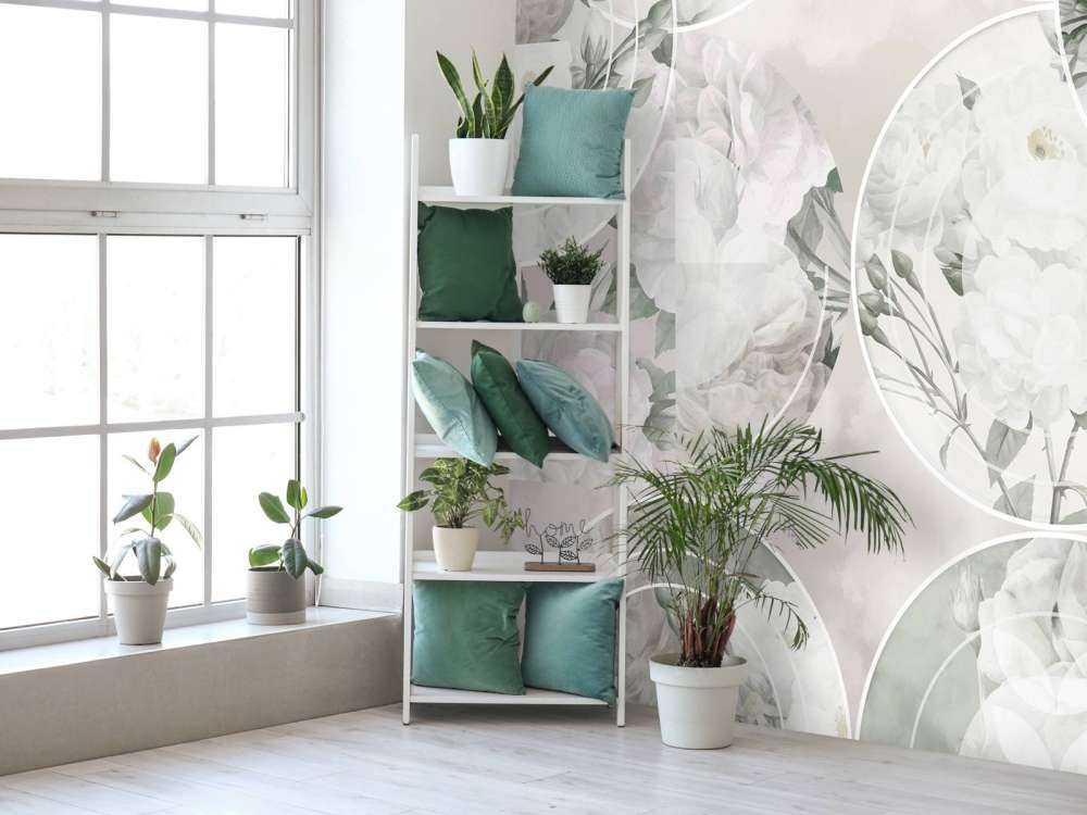 Elegancia Floral Atemporal - Blanco Suave