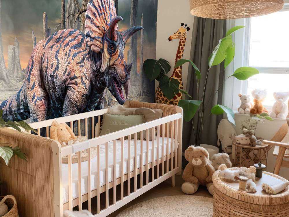 Torosaurus en una zona desierta