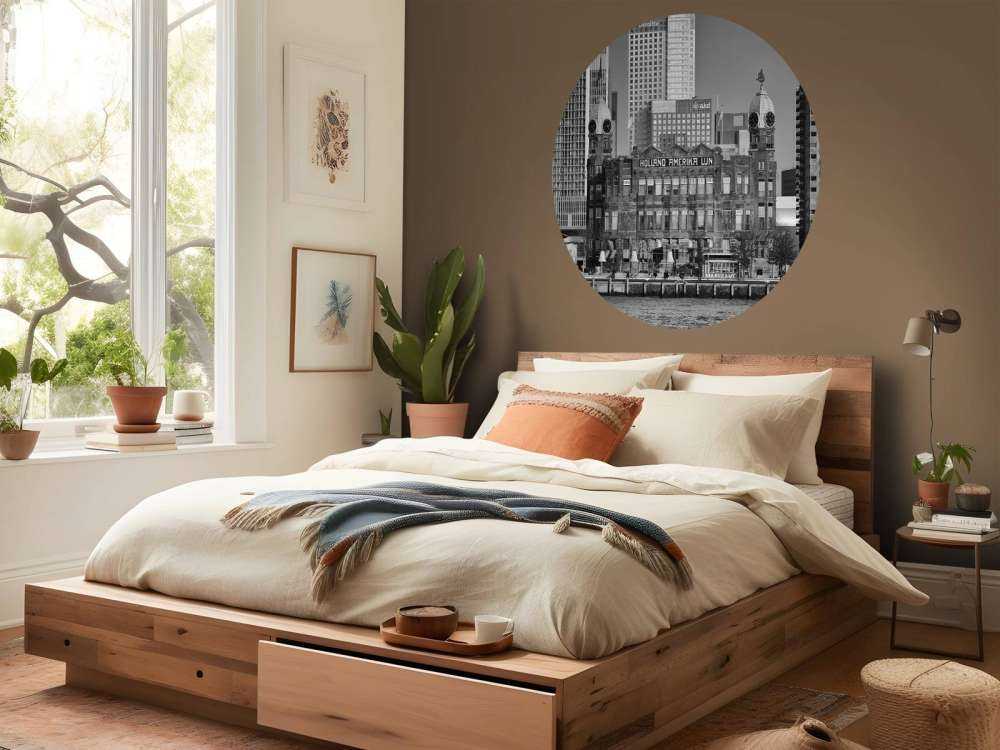 Hotel New York en blanco y negro Rotterdam 