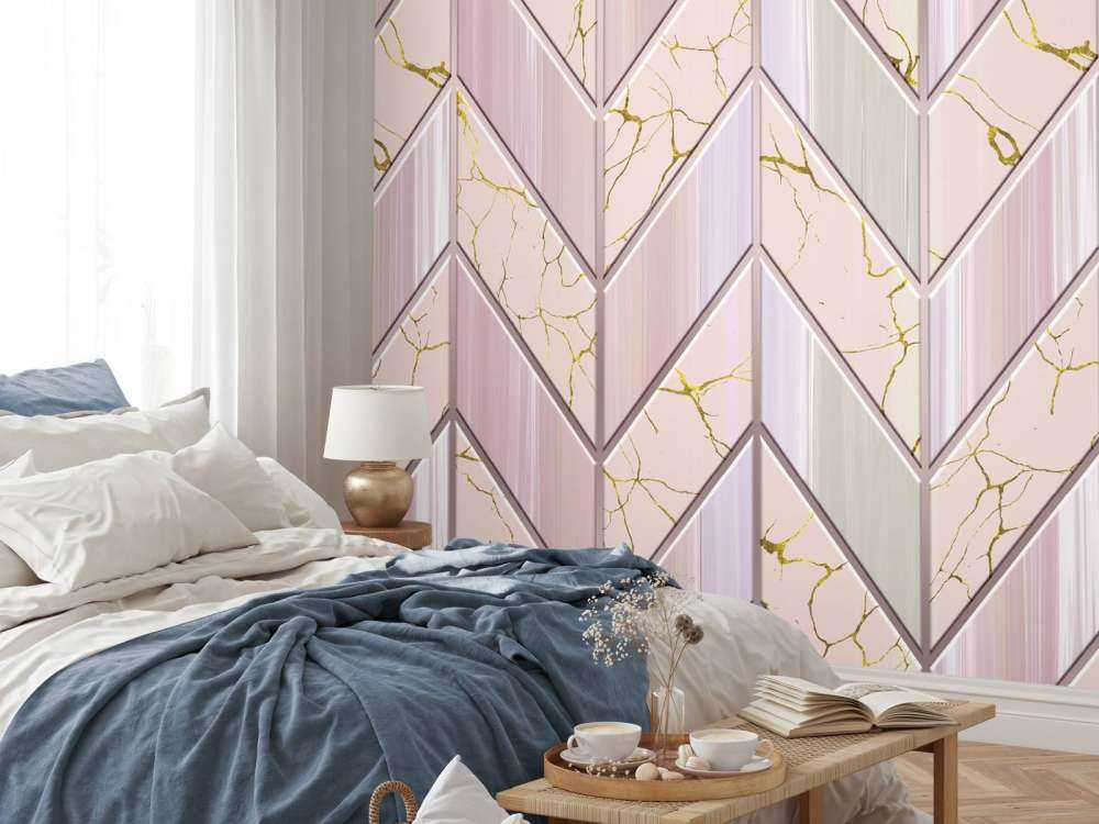 Patrón de azulejos rosa