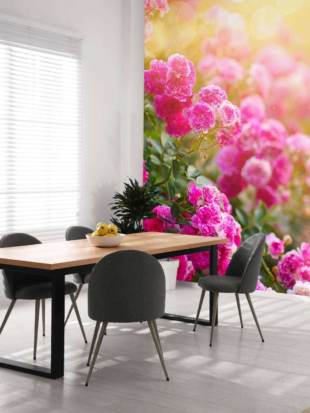 Rosales rosados