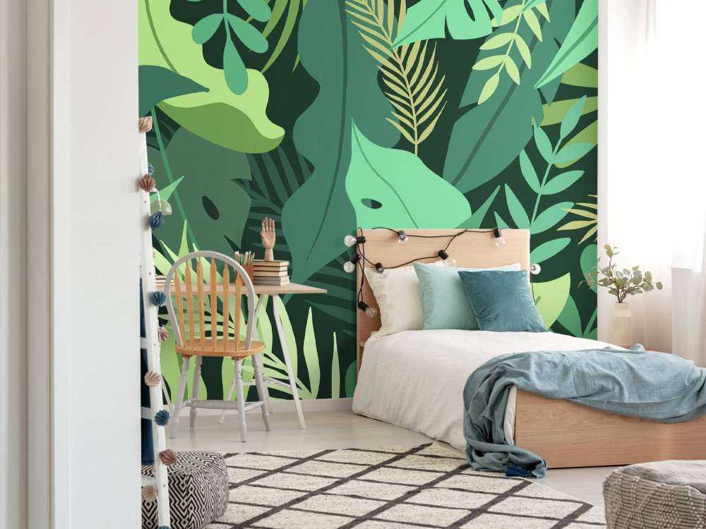 Plantas y hojas