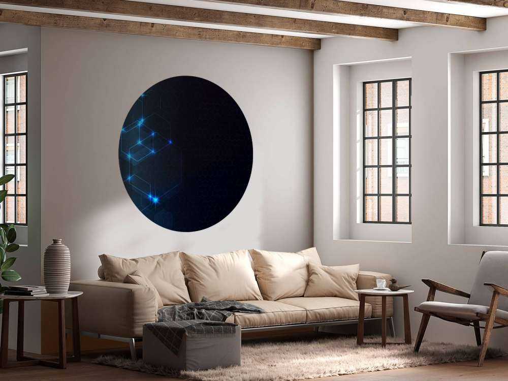 Hexágonos abstractos brillantes