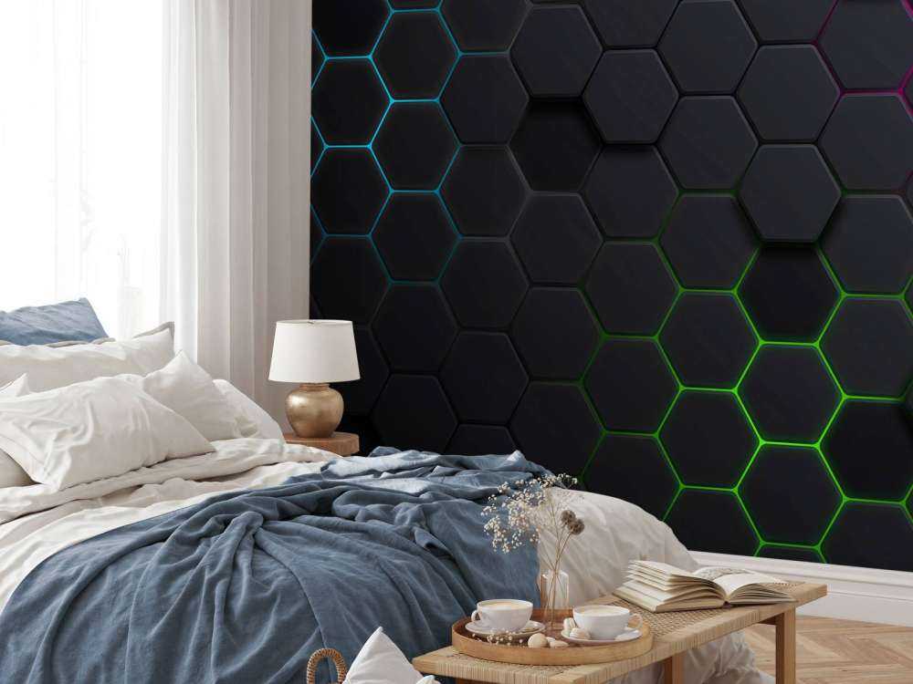 Hexágonos luminosos