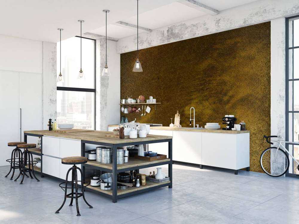 Estructura con oro