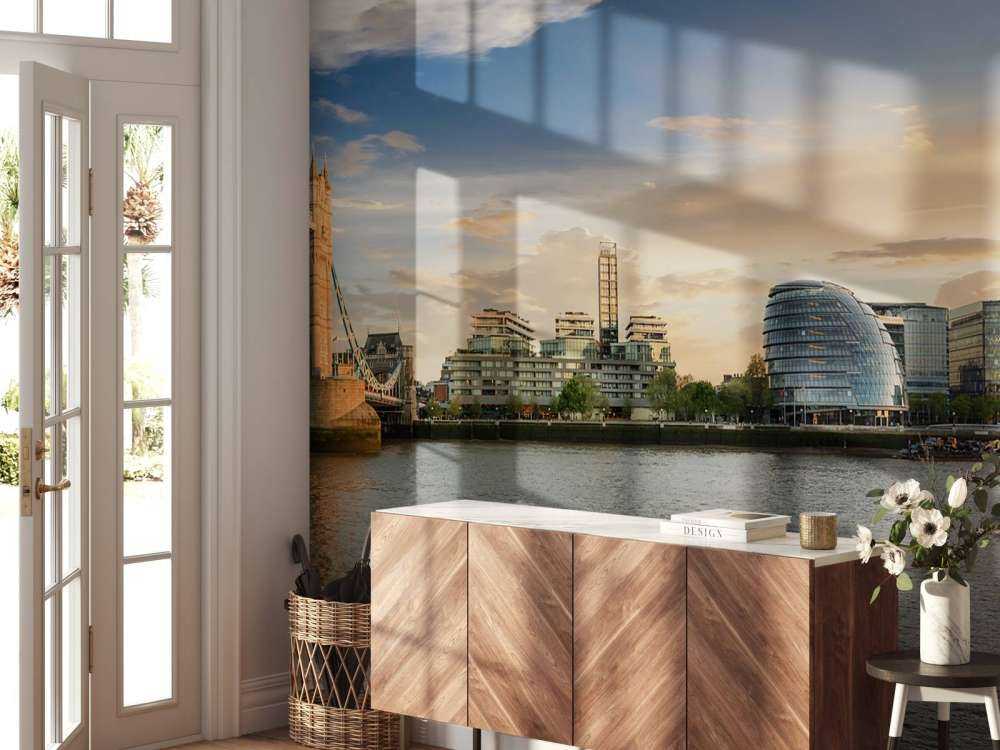 El horizonte de Londres con el Tower Bridge