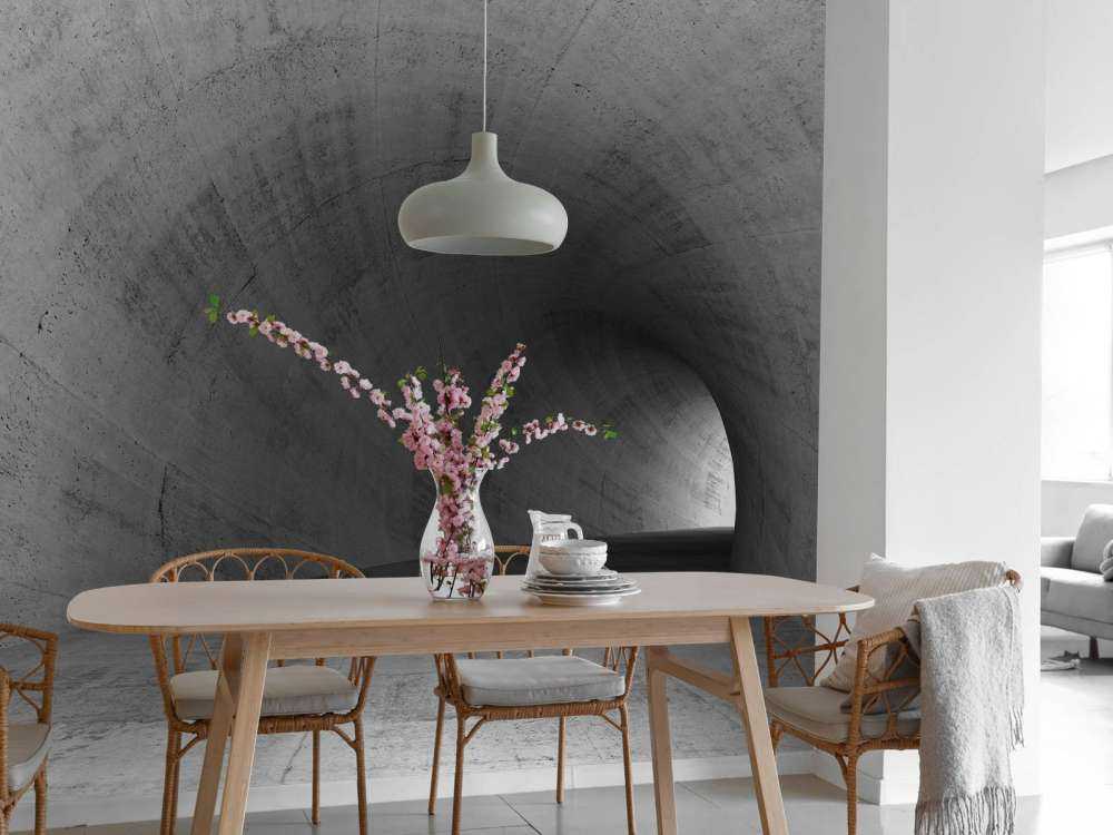Túnel de hormigón