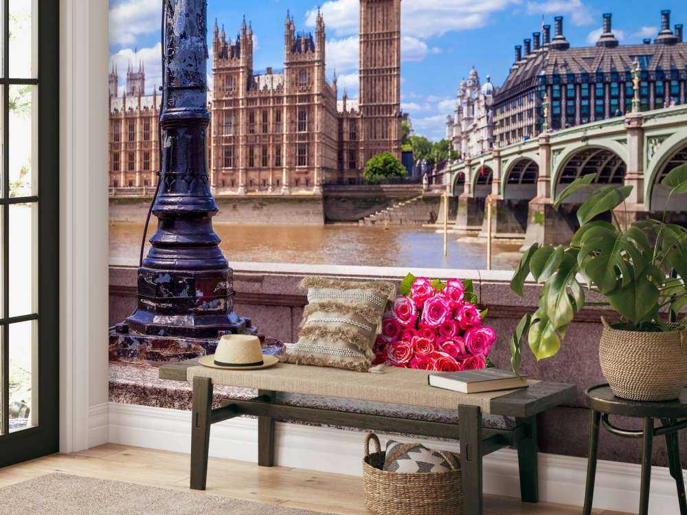 Rosas rosas en Londres
