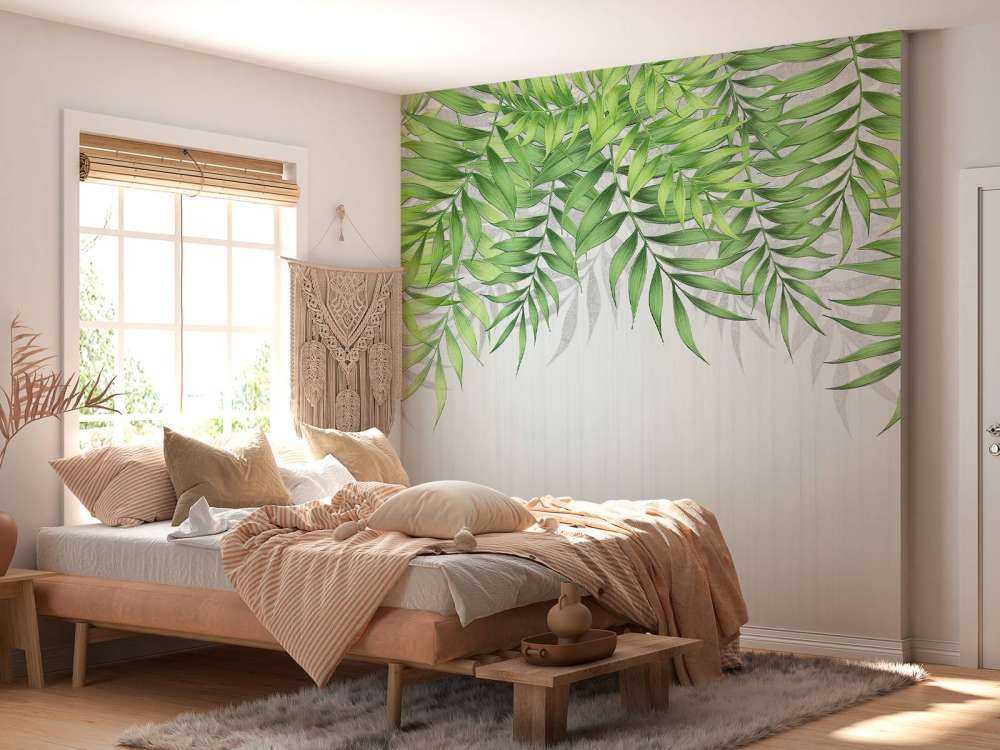 Textura de hojas tropicales