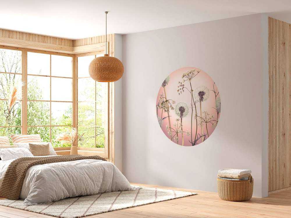 Fantasía de la pradera rosa