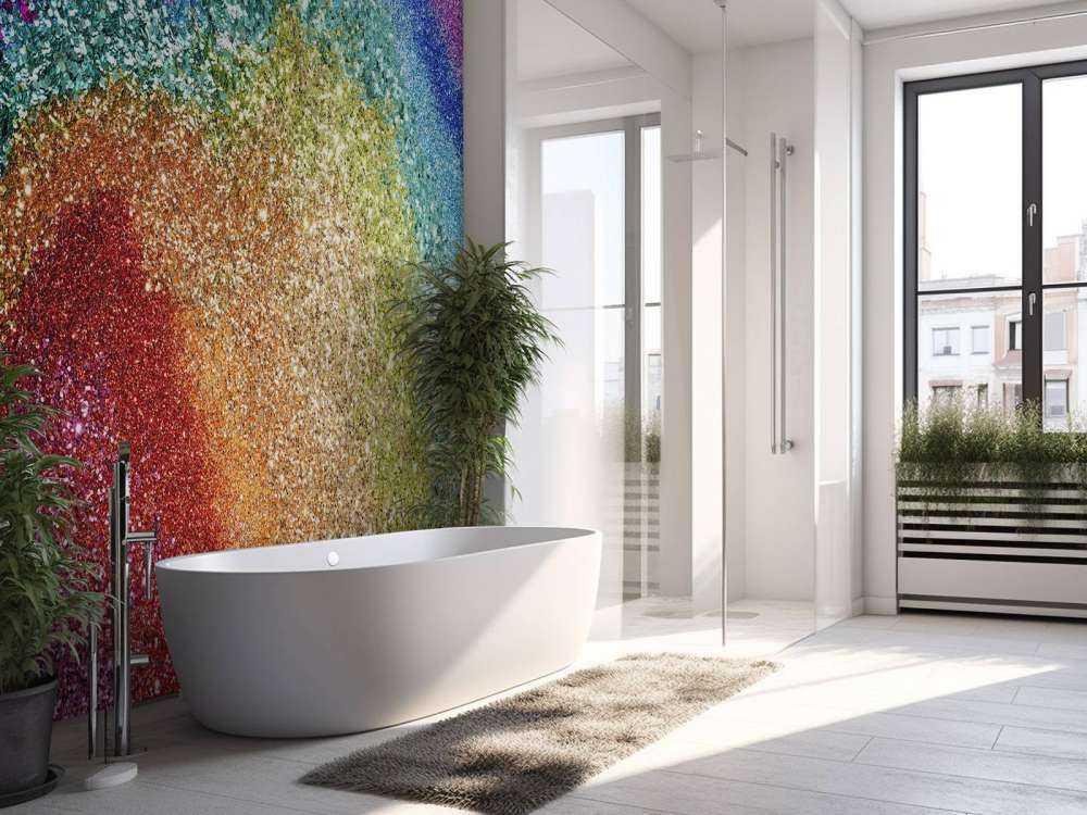Purpurina arco iris