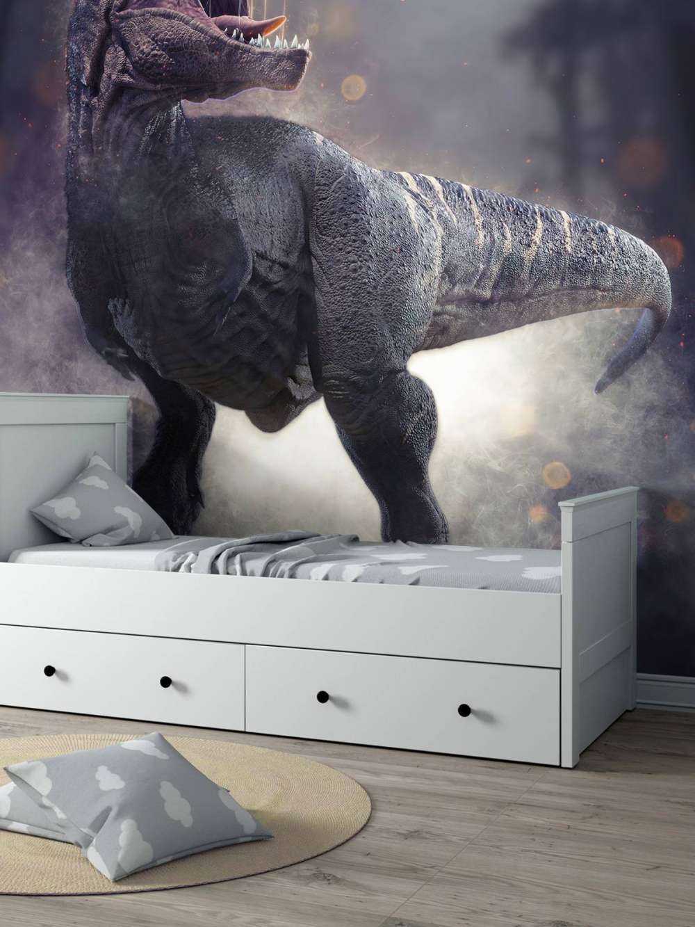 Tiranosaurio Rex de noche