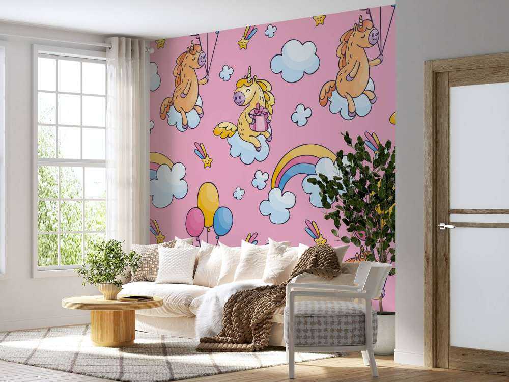 Unicornios con globos