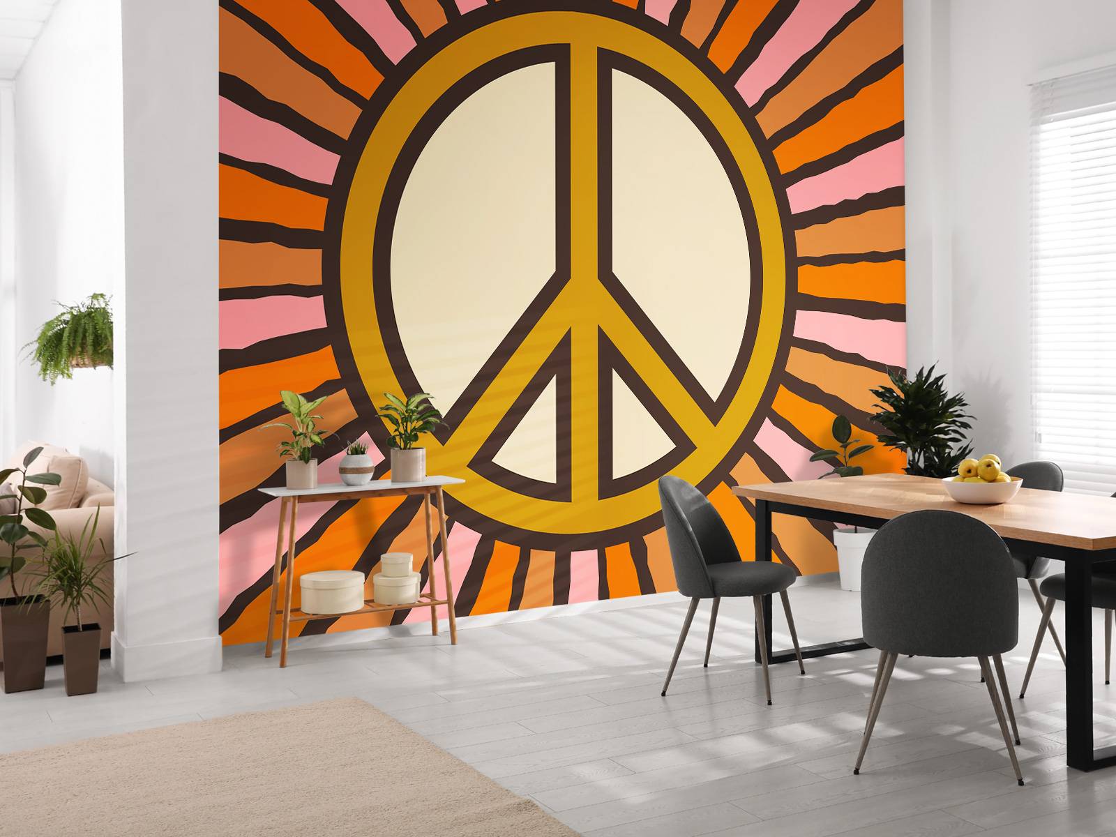 Papel Pintado - Signo de paz, image size:1600x1200