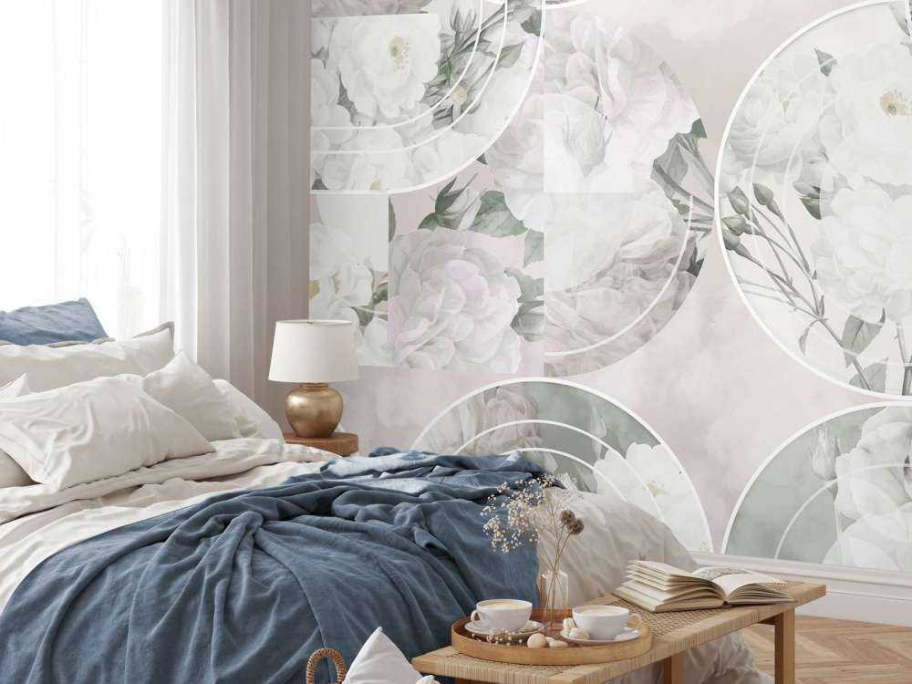 Elegancia Floral Atemporal - Blanco Suave