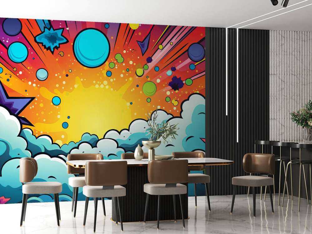 Explosión cósmica de colores