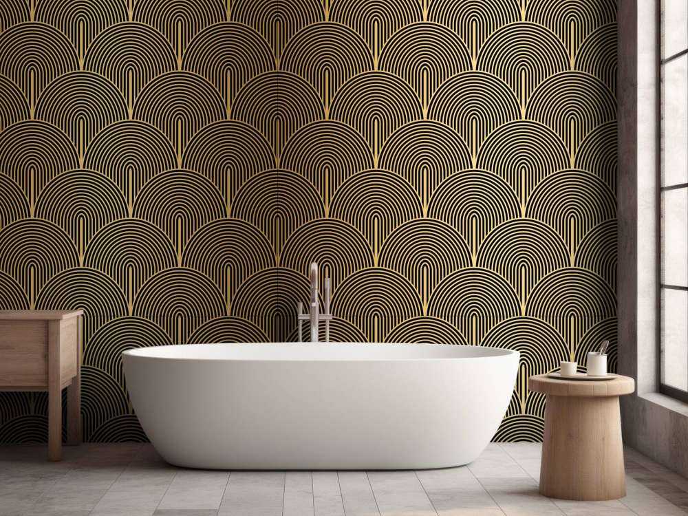 Papel pintado art déco