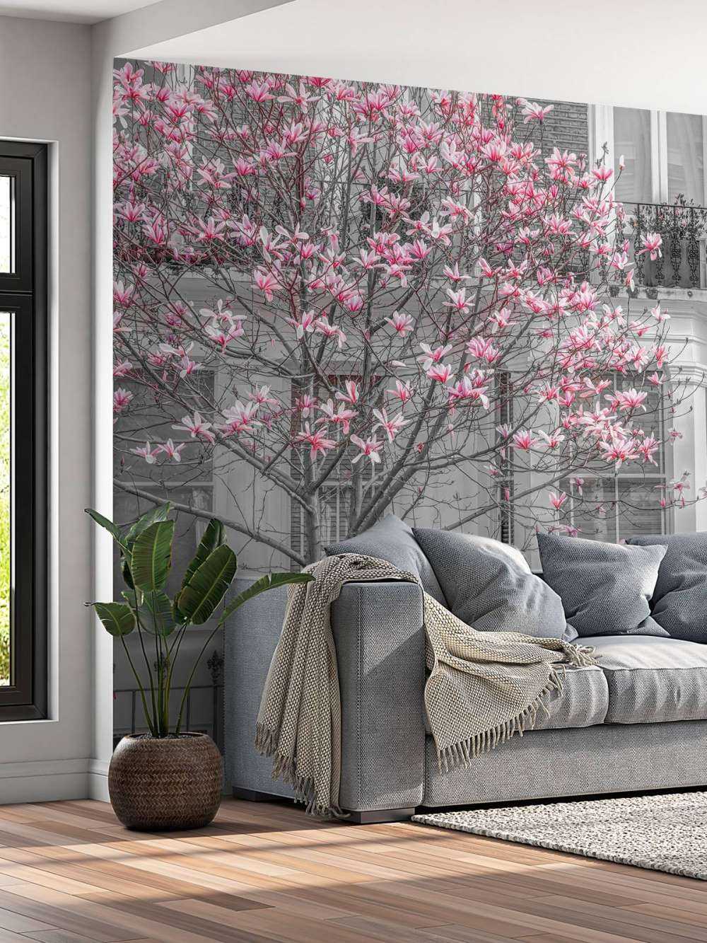 Magnolio en flor
