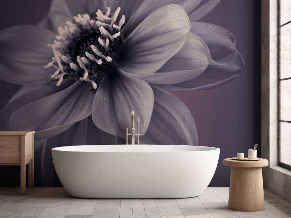 Flor de dalia oscura
